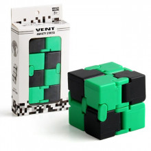 Бесконечный кубик / Infinity Cube v1, черно-зеленый (2207214202)