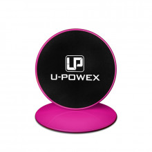 Диски для скольжения U-Powex Exercise Sliders 2 шт, Розовый (1009204201)  