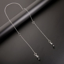 Цепочка для очков "Stars II", металл, серебристая, Silver luxury 10 (23062342010)