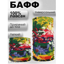 Бафф, снуд легкий, бандана-трансформер, демисезонная, баф, универсальный размер, цветы 1042542012 Бафф, снуд легкий, бандана-трансформер, демисезонная, баф, универсальный размер, цветы 1042542012