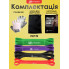 Набор для спорта петли для подтягиваний U-Powex PRO из 4 петель резинки для фитнеса + спортивные перчатки U-Powex (1609214201)