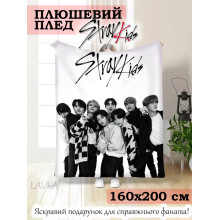 Плюшевый плед Lavka со Stray Kids, 3D плед Stray Kids Коллаж Черно-Белый, 160х200 см 2901254206 Плюшевый плед Lavka со Stray Kids, 3D плед Stray Kids Коллаж Черно-Белый, 160х200 см 2901254206