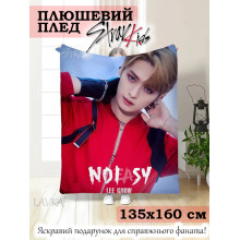 Плюшевый плед Lavka, Ли Hoy из Stray Kids, 3D плед Stray Kids Linoy, 135х160 см 29012542011 Плюшевый плед Lavka, Ли Hoy из Stray Kids, 3D плед Stray Kids Linoy, 135х160 см 29012542011