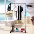 Телескопическая стойка-вешалка для одежды и обуви - Double Pole Clothes Horse