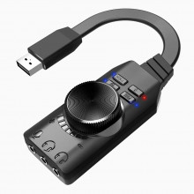Внешняя звуковая карта Plextone GS3 Mark2 USB 7.1 Channel (2508234202)