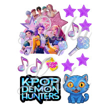 Декор на торт Кейпоп-охотницы на демонов KPop Demon Hunters вафельная бумага для торта съедобная печать на вафельной бумаге пищевая вафельная картинка А4 2605264201 Декор на торт Кейпоп-охотницы на демонов KPop Demon Hunters вафельная бумага для торта съедобная печать на вафельной бумаге пищевая вафельная картинка А4 2605264201